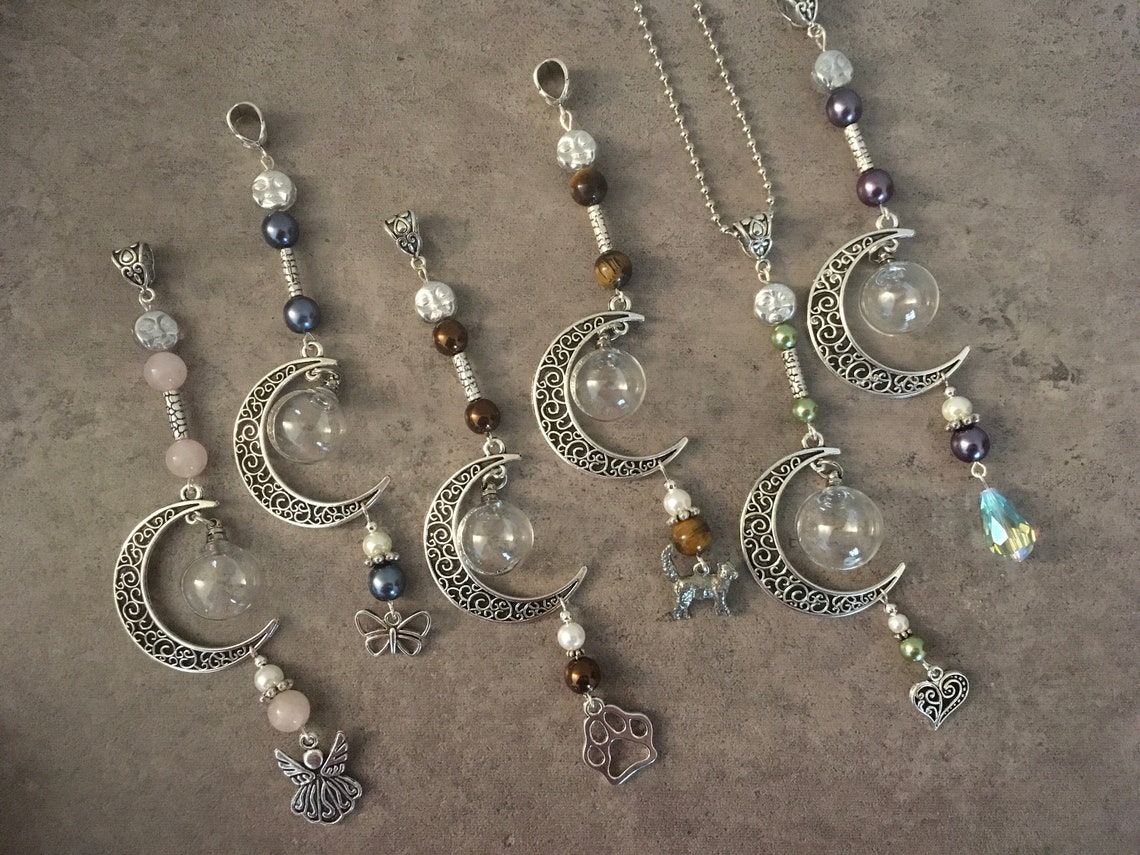 Cremation Rear View Mirror Urn Ornament W/ Glass Globe for Etsy