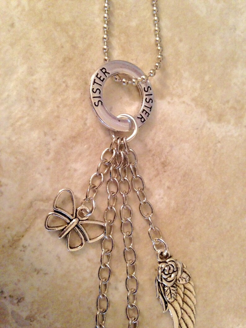 Cremation Urn Rear View Mirror Ornament With Crystal Heart Etsy