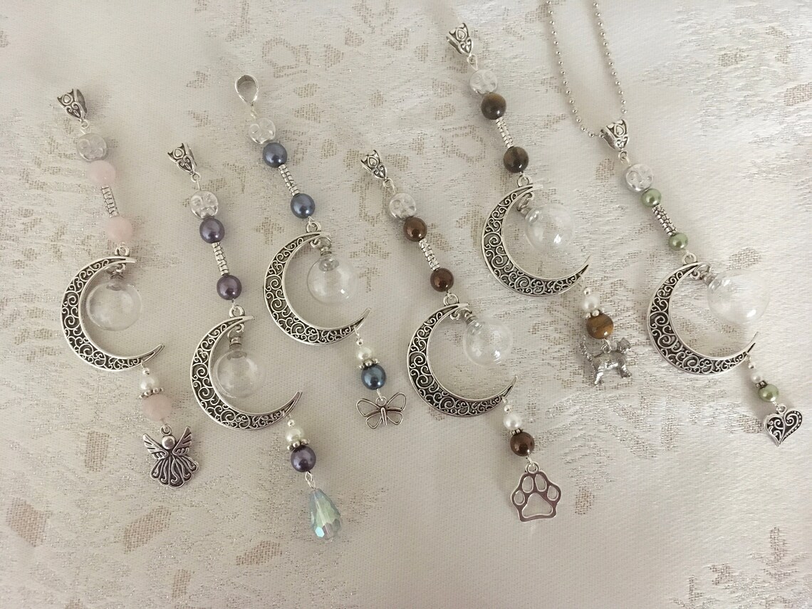 Cremation Rear View Mirror Urn Ornament W/ Glass Globe for Etsy