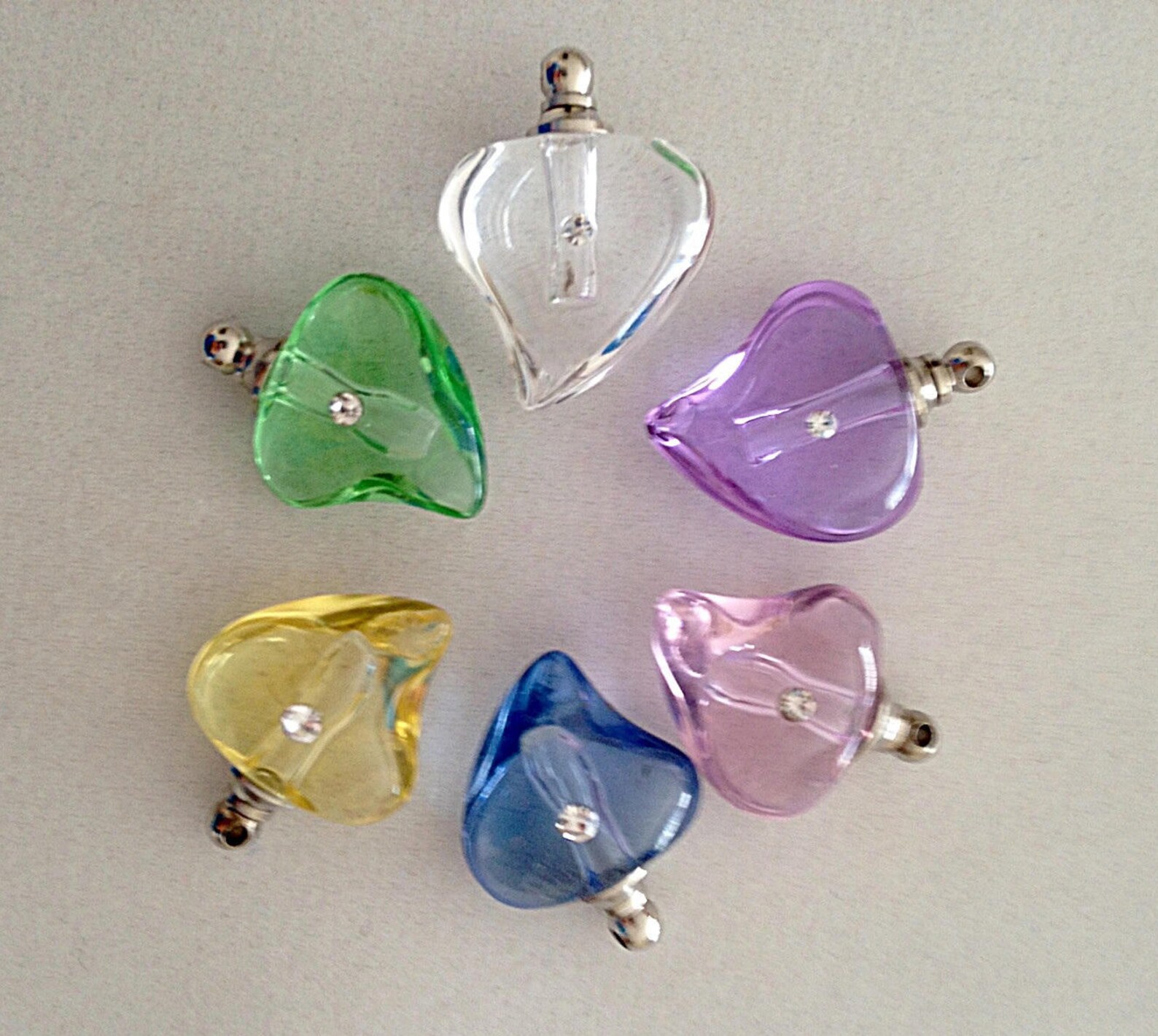 Cremation Urn Rear View Mirror Ornament with Crystal Heart Etsy