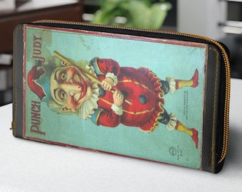 Punch and Judy Zipper Wallet