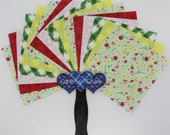 5 inch Charm pack squares 100 Cotton Fabric, 50 per pack Calico floral