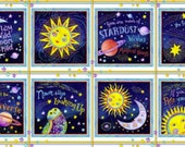 Stay Wild Moon Child from Henry Glass Fabrics 100 Quilt shop Quality Fabric Panel 8 squares at 10 Inches ea.