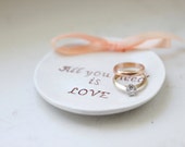 Wedding ring holder, Ring Dish, Ring Bowl