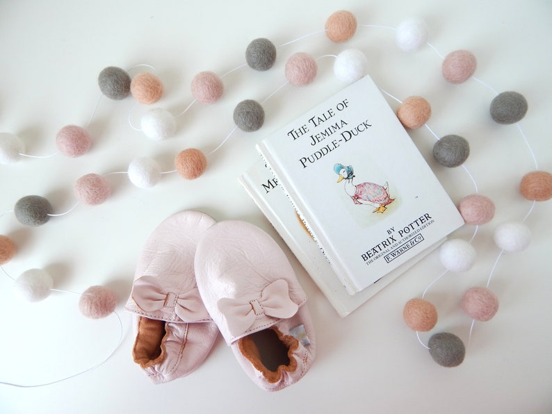 Boho Garland Banner Girl Nursery Decor Felt Ball Garland Etsy