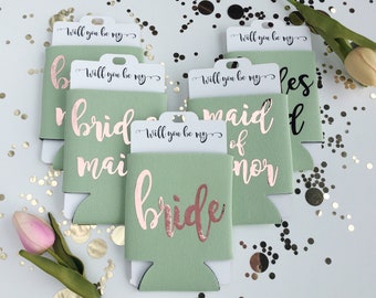 Mint Bridesmaid Card Etsy