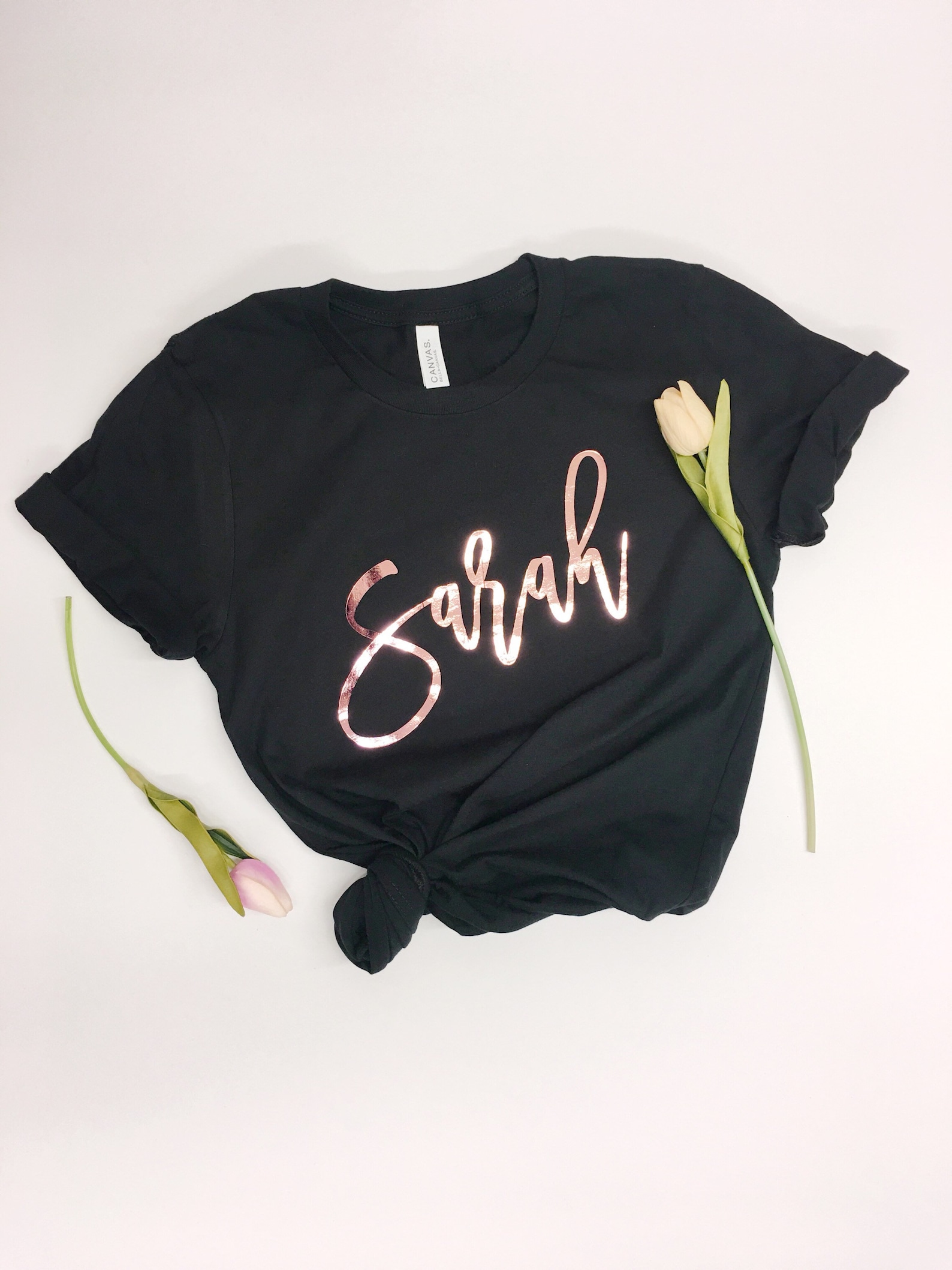 Rose Gold Shirt Bridal Shirt Custom Shirt Bridesmaid Etsy