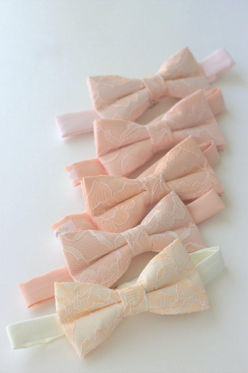 The Peachy Collection Bow Tie 1 Bow Tie Peach Bow Tie Peach - Etsy