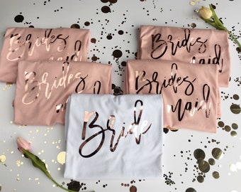 Bachelorette Party T shirts - Bridesmaid Shirt - Bridesmaids Tshirts - Bridesmaid Gift - Bachelorette Party Supplies - Maid of Honor Gift