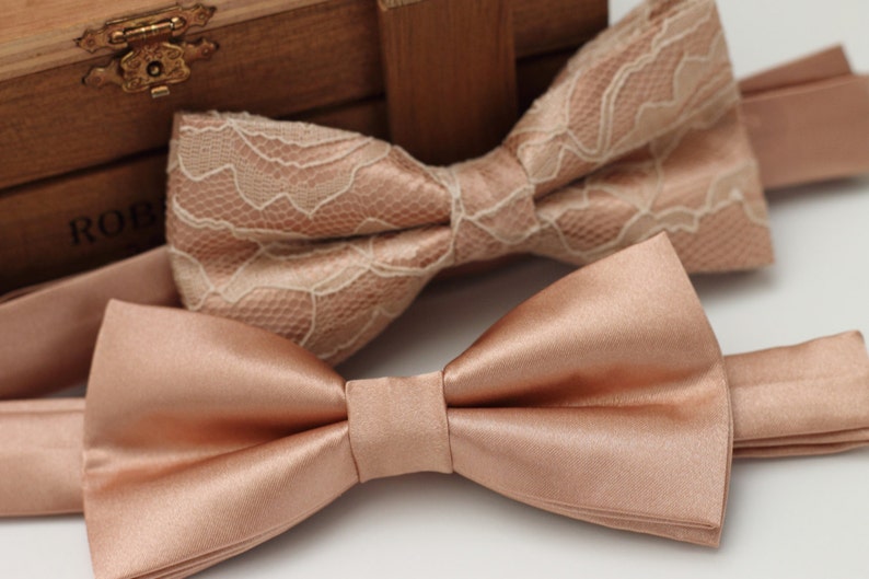 Rose Gold Bow Tie Rose Bow Tie Gold Bow Tie Groom Bow - Etsy