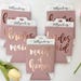 Rose Gold Bridesmaid Proposal - Rose Gold Can Cooler - Dusty Rose Can Cooler - Bachelorette Party Favors - Bridal Party Gifts - Bachelorette