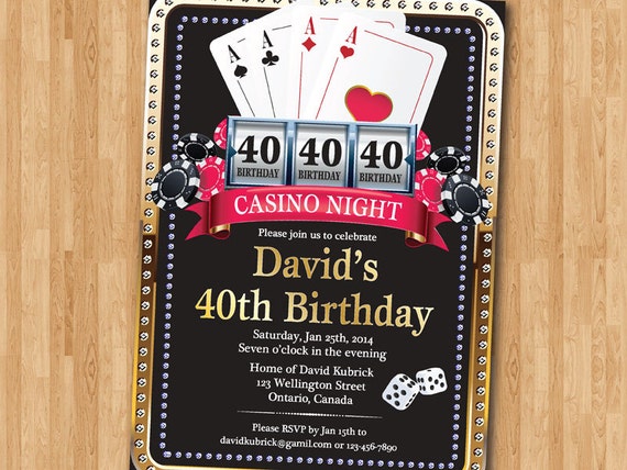 Invitation Anniversaire De Casino Anniversaire De Playing Etsy Invitation Anniversaire De Casino Anniversaire De Playing Etsy