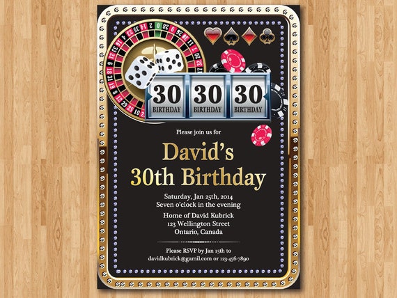 Casino Theme Poker Birthday Invitation Poker Playing Card Etsy Casino Theme Poker Birthday Invitation Poker Playing Card Etsy