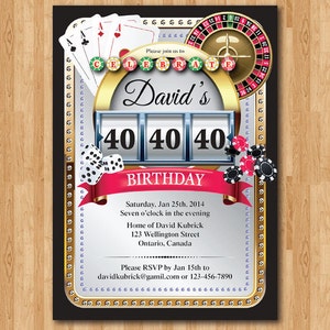 Theme Invitation Anniversaire De Poker De Casino Theme De Jeu Etsy Theme Invitation Anniversaire De Poker De Casino Theme De Jeu Etsy