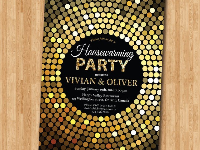housewarming invitation new house invite moving invitations gold housewarming invitation background