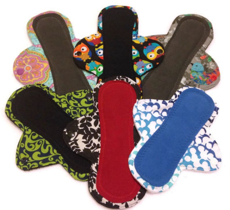 Custom Cloth Pads StayDry Pads Reusable Menstrual Pad Etsy