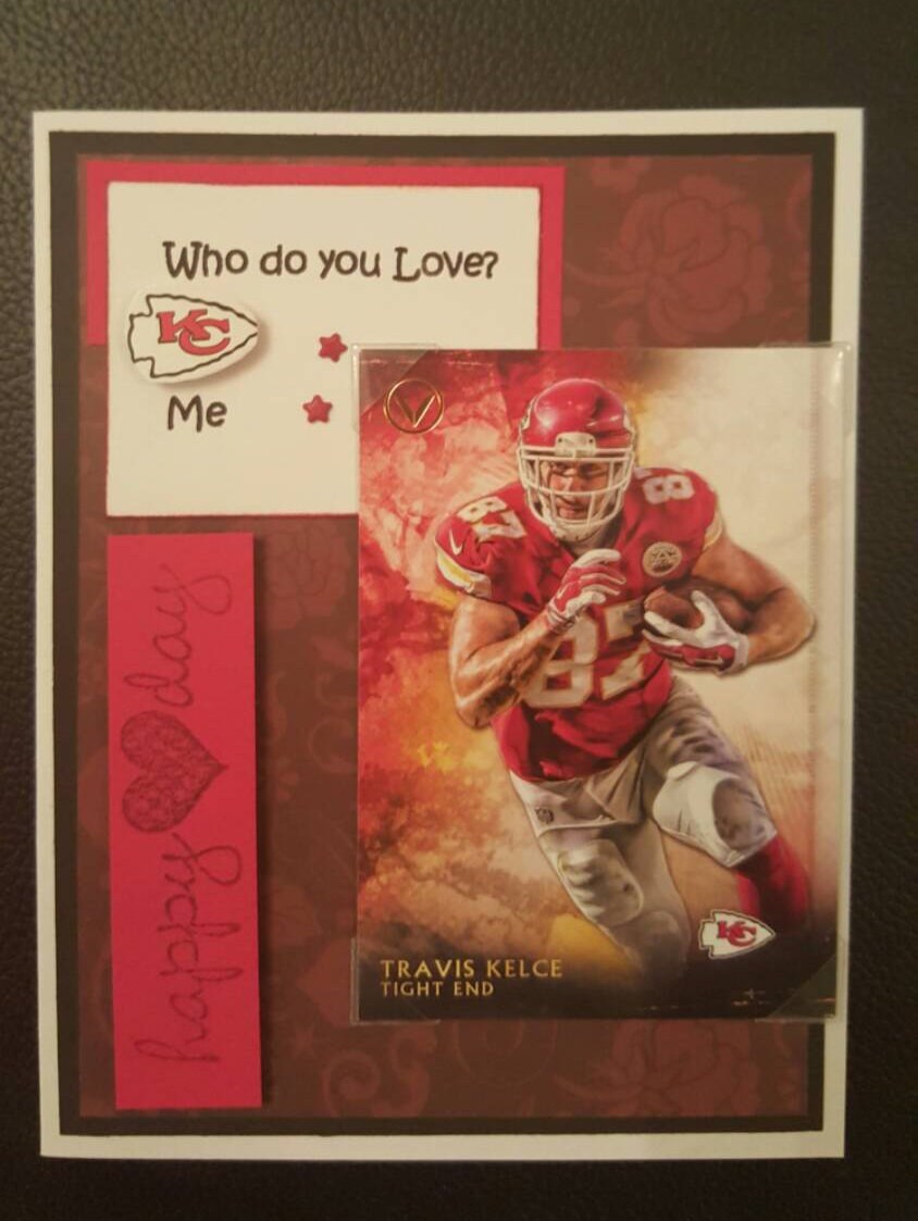 Kansas City Chiefs Birthday Card Featuring Travis Kelce or - Etsy