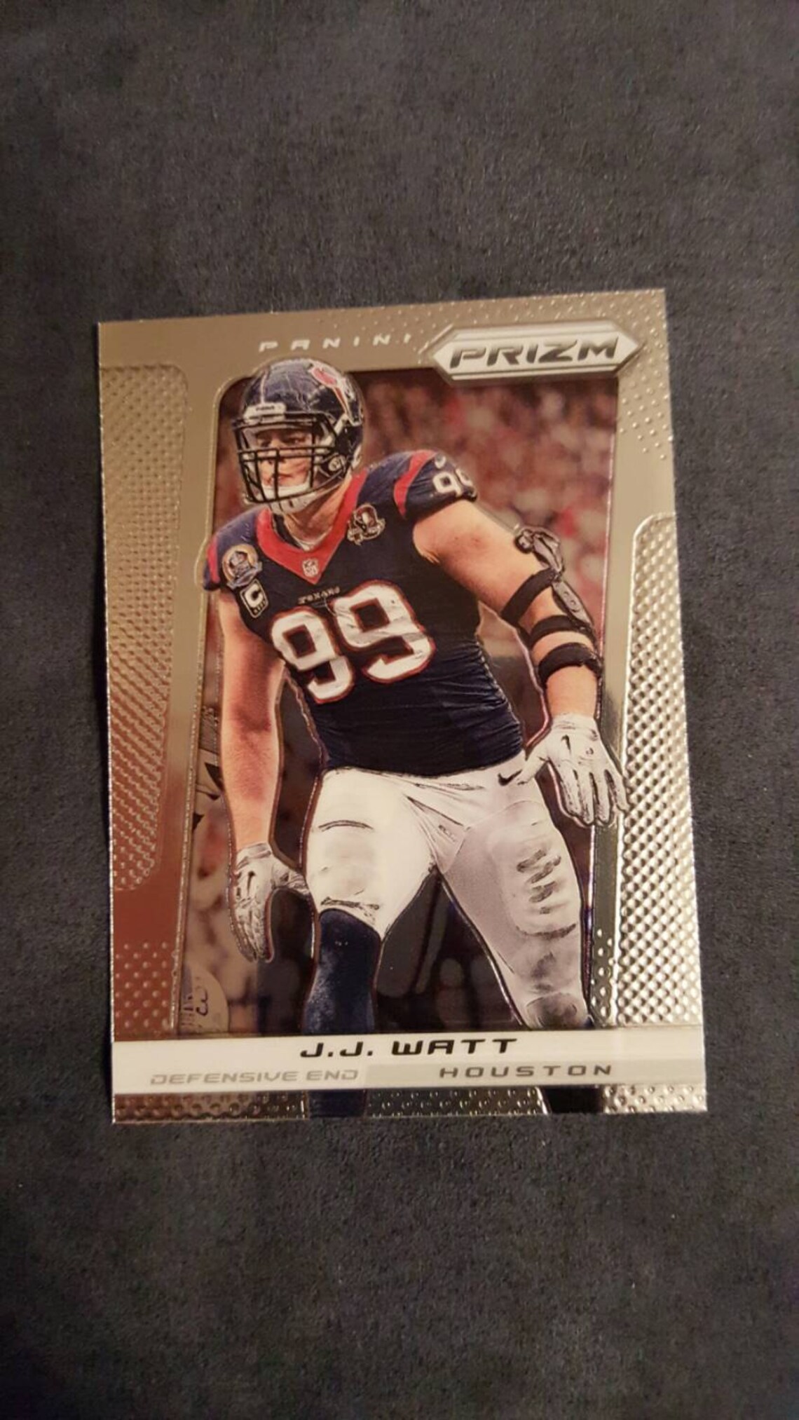 Houston Texans Birthday Card on a Detachable Trading Card Etsy