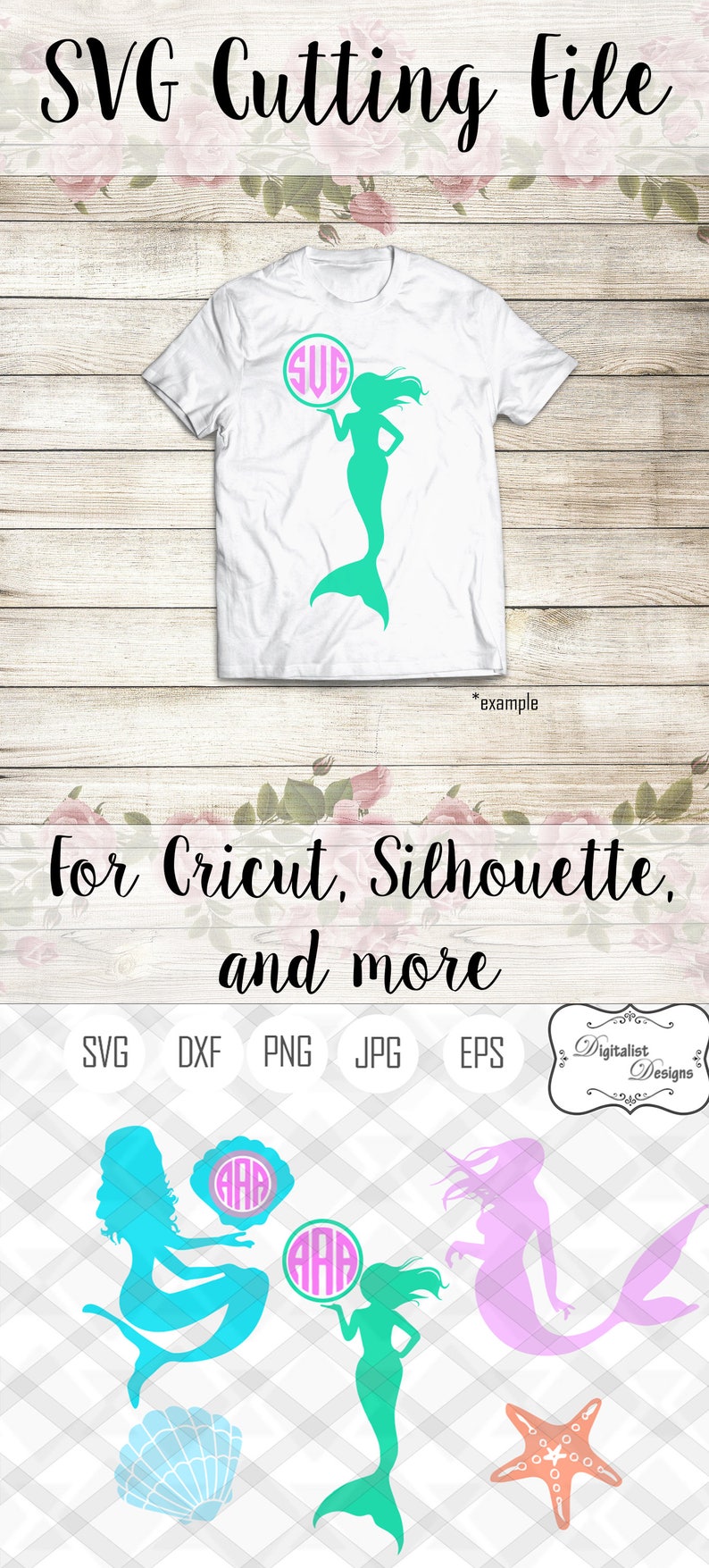 Free Free 234 Mermaid Circle Svg SVG PNG EPS DXF File