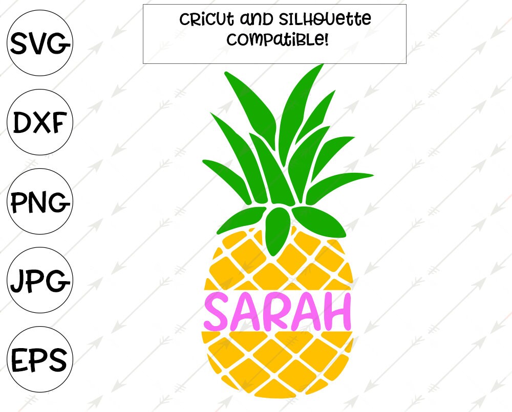 Download Pineapple svg split monogram svg pineapple monogram svg ...