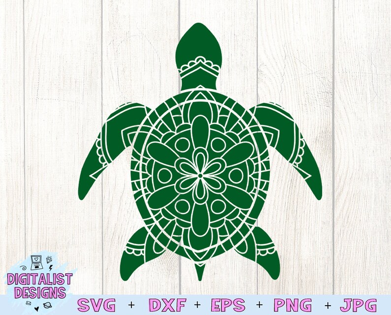 Download Mandala svg mandala turtle turtle svg turtle zentangle | Etsy