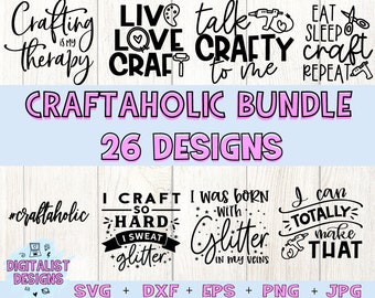 Crafting Quotes SVG Bundle, Craft SVG, Glitter SVG, Funny crafting quotes svg bundle, crafting quotes svg, funny svg,