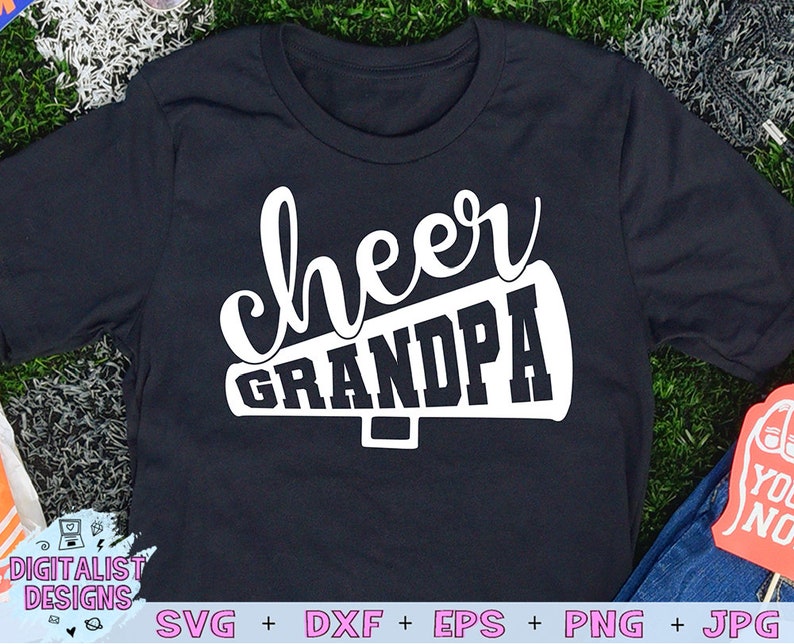 Download Cheer svg cheer grandpa cheer shirt cricut cut file | Etsy