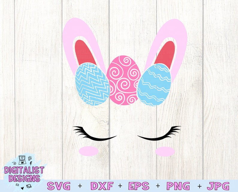 Download Bunny svg easter bunny easter egg svg rabbit svg eyelashes ...