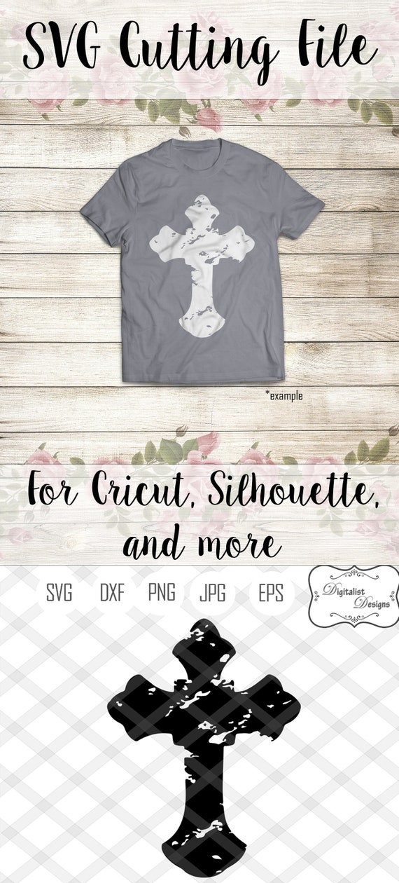 Download Free Cross Svg Grunge Svg Faith Clipart Distressed Cross Svg Etsy SVG Cut Files
