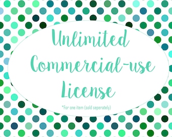Unlimited Commercial Use - One Item in the Store - DigitalistDesigns - SVG Shop