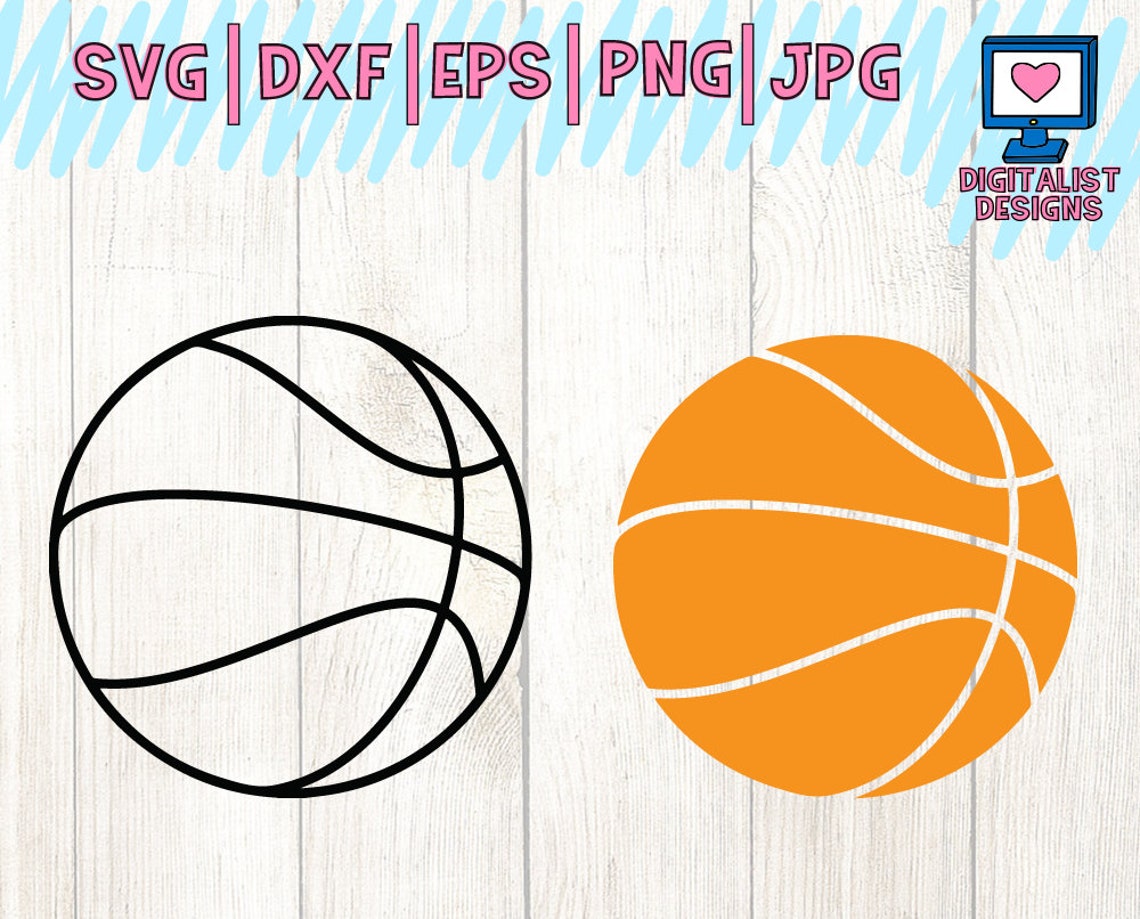 Basketball Svg Basketball Clipart Basketball Vector - Etsy