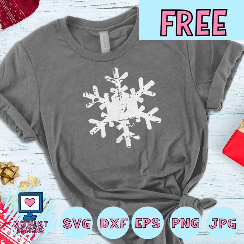 Download Free Svg File Free Snowflake Svg Snowflake Vector Etsy SVG, PNG, EPS, DXF File