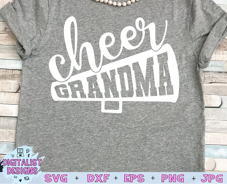 Download Cheer svg cheer grandma cheer shirt cricut cut file | Etsy