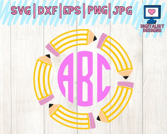 Download Pencil Svg Teacher Svg Back To School Svg School Svg Etsy