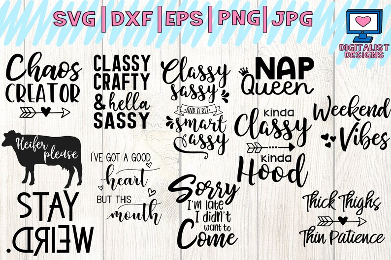 Download Sassy quotes bundle svg quotes svg funny svg teacher svg ...