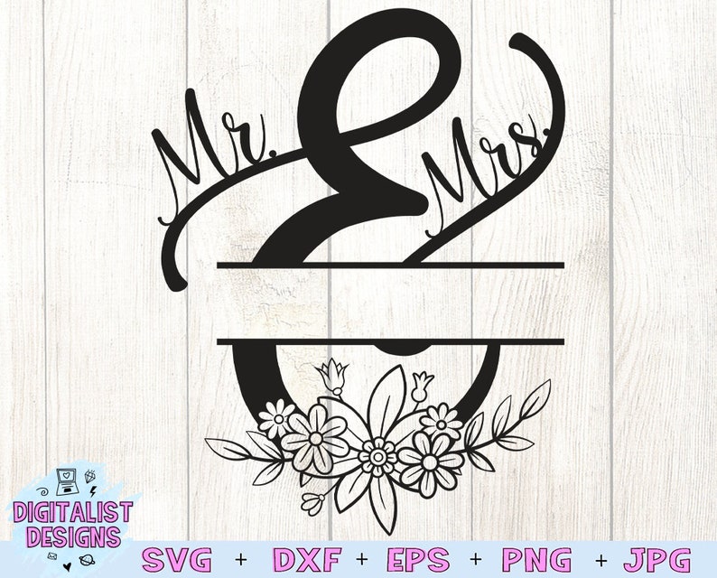 Download Wedding svg mr and mrs svg mr and mrs split monogram svg ...