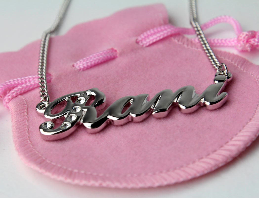 Rani on sale name pendant