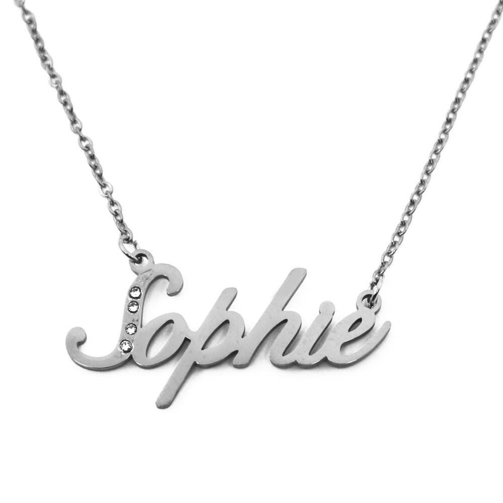 Sophie Name Necklace Personalized Name 