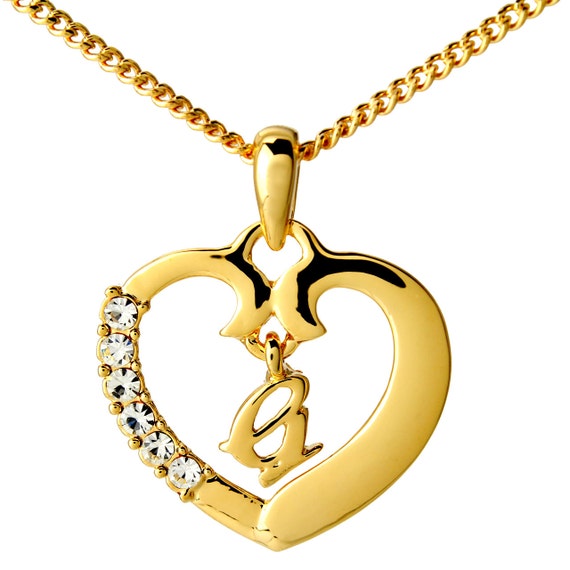 Edge Only Letter Pendant In Gold - Initial Necklaces In 18Ct Gold Vermeil -  ShopStyle