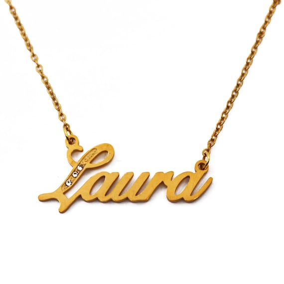 Laura on sale necklace gold