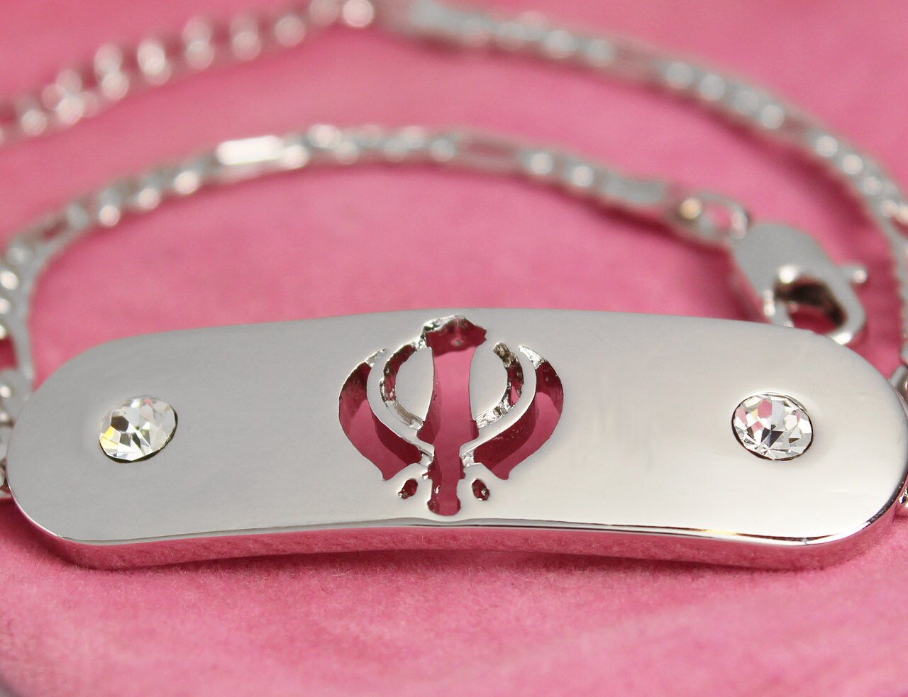 SIKH KHANDA Bracelet 18K Gold Plated Personalised Bracelet. Etsy UK