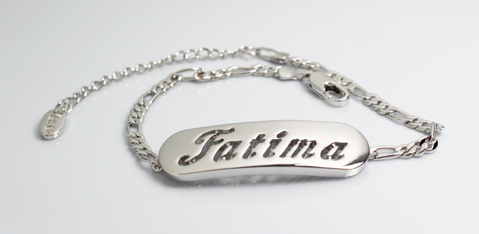 FATIMA Gold Plated Name Necklace & Name Bracelet Gift Set Etsy