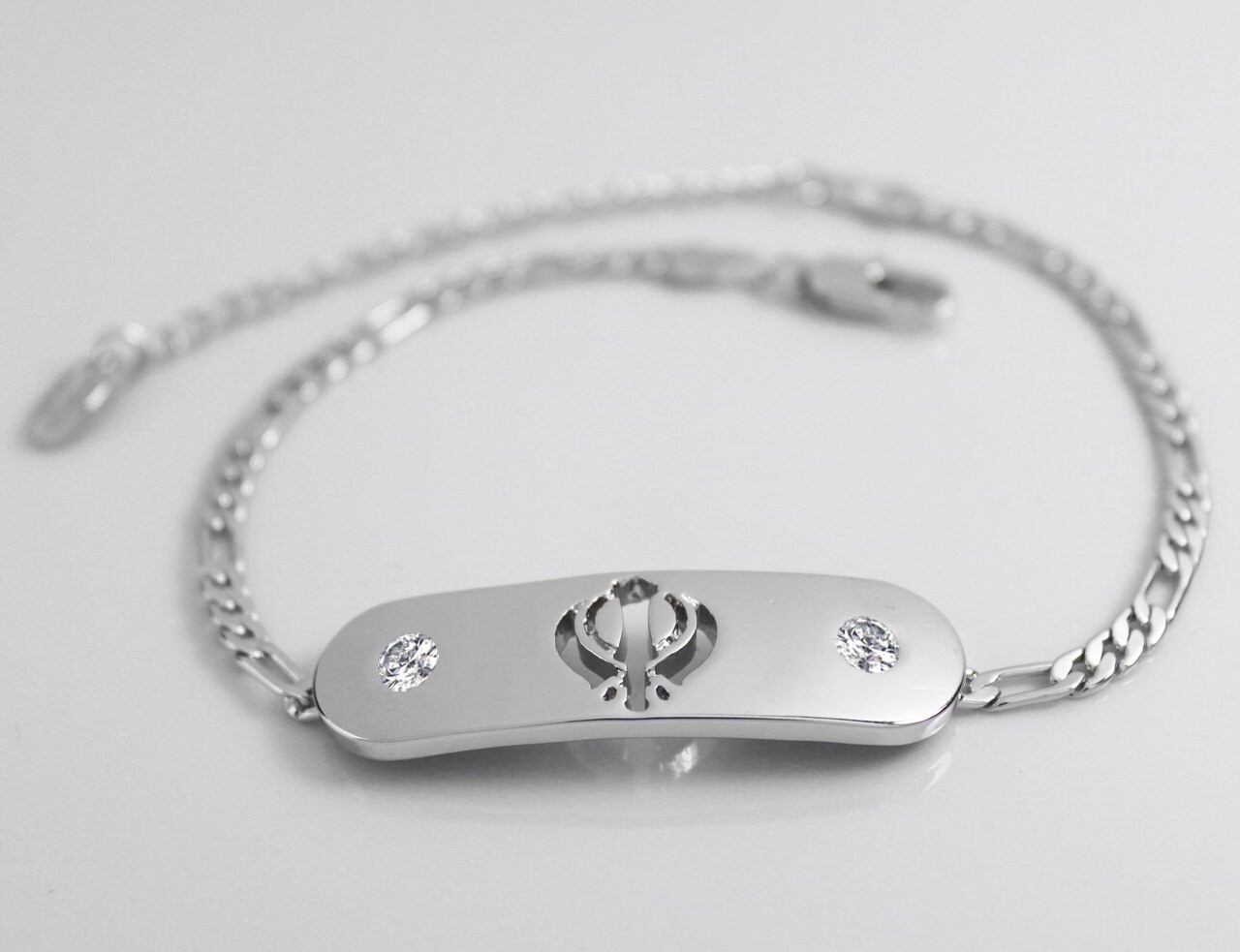 SIKH KHANDA Bracelet 18K Gold Plated Personalised Bracelet. Etsy UK