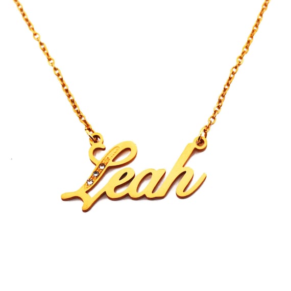 Leah 2024 name necklace