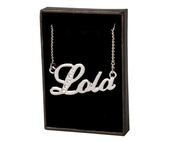 collier prenom lola collier prenom lola