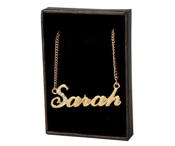 Sarah name necklace outlet