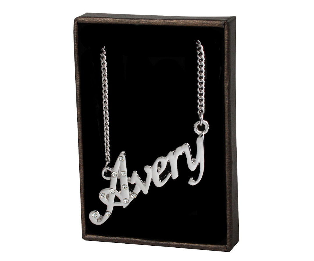 James avery name plate necklace Clearance
