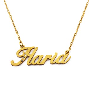 Rukhsar Name Necklace Italic 