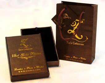 Name Necklace Pooja Gold Plated 18ct 