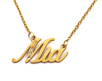 Mia Name Necklace Personalized Name 